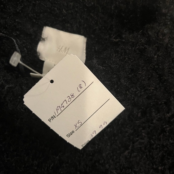 H&M Black Fuzzy Turtleneck Sweater - Picture 2 of 2